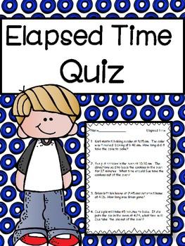 Elapsed Time Word Problems Worksheet
